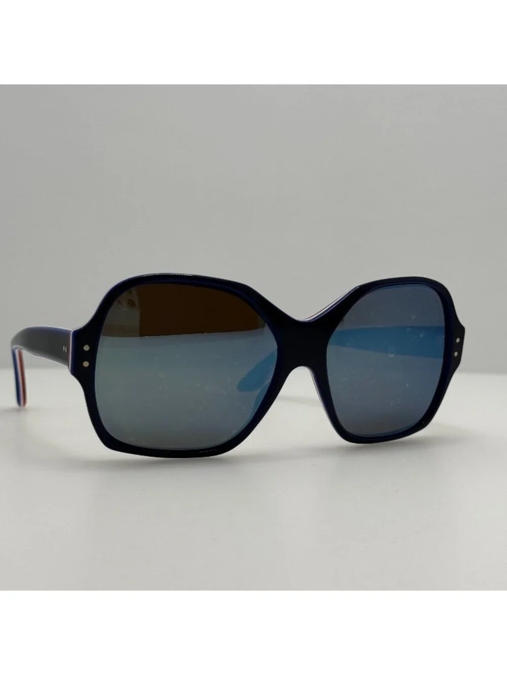 Unbranded Sunglasses Vintage Retro Ski Red White Blue
